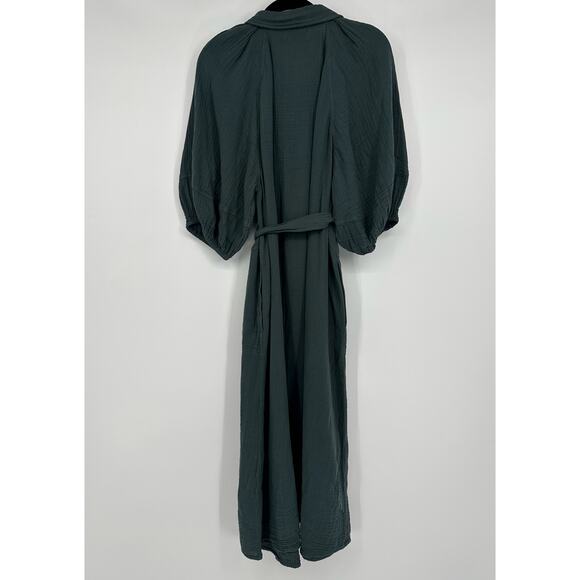 Velvet by Graham & Spencer Breana cotton gauze button-front midi dress - Picture 9 of 11